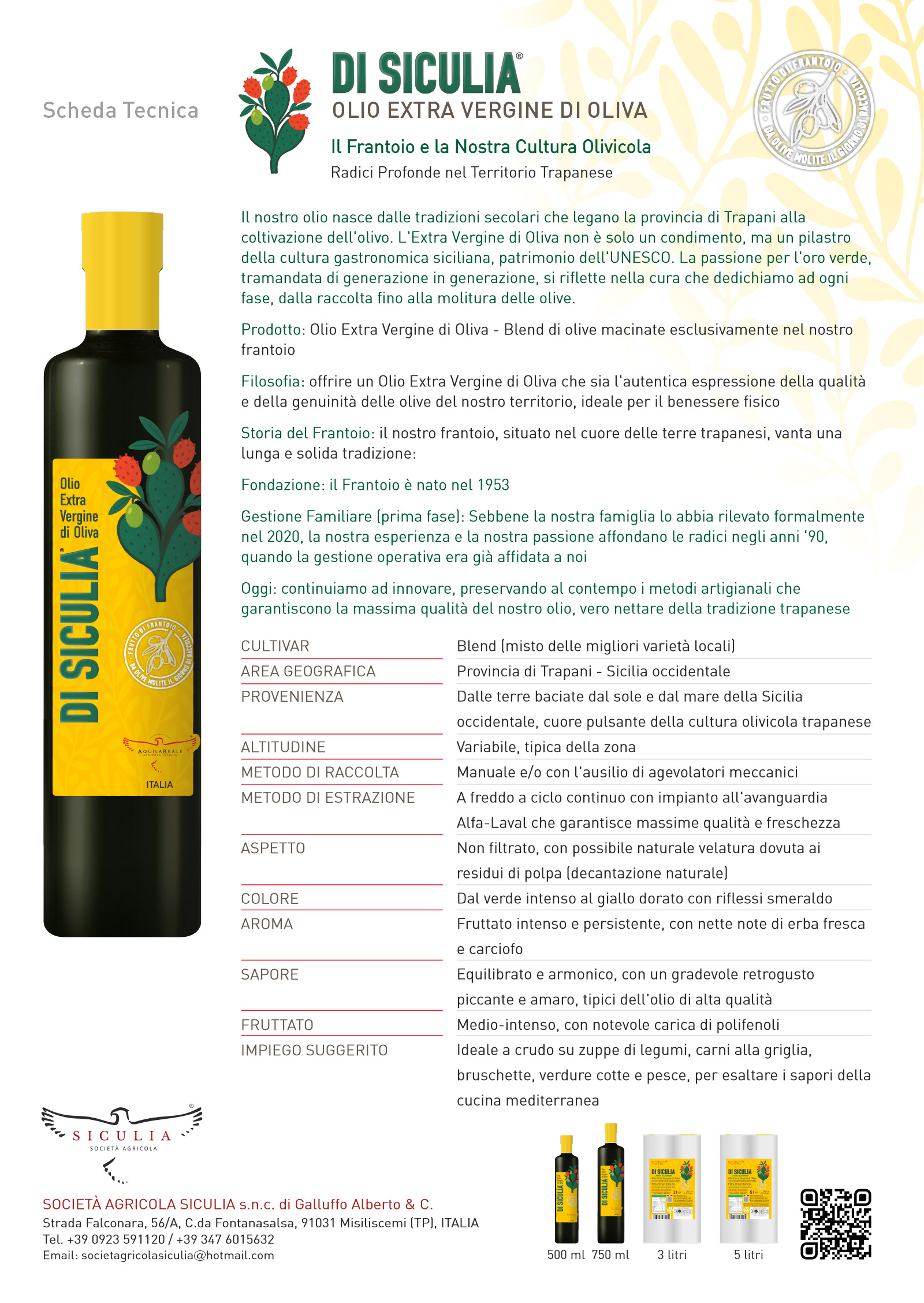 Olio Extra Vergine di SICULIA - immagine 2