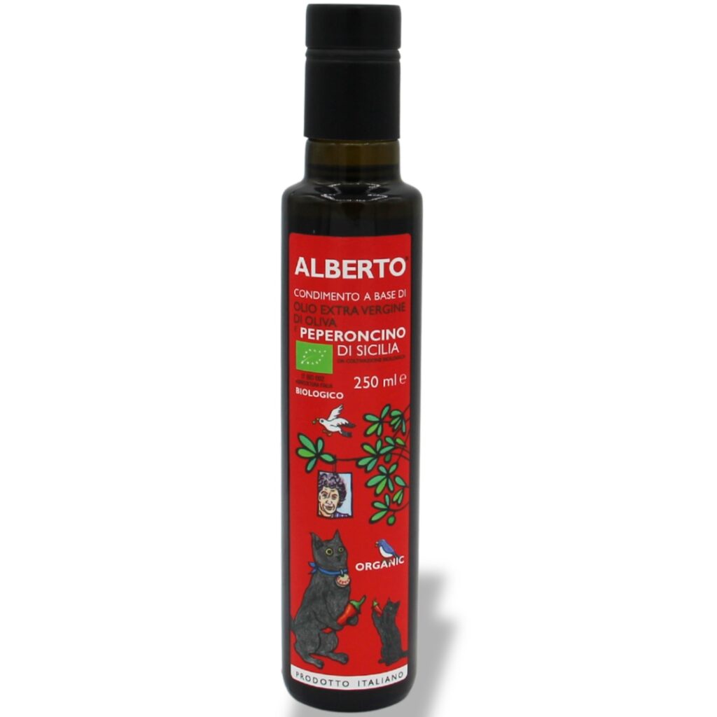 Condimento Olio Biologico e PEPERONCINO di Sicilia